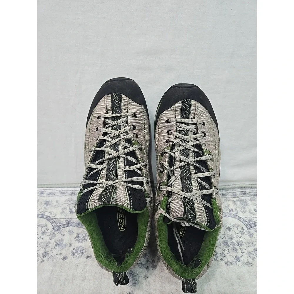 Patagonia Women's Size 10 Vibram Low Top Hiking Trail‎ Shoes Gray Green Black